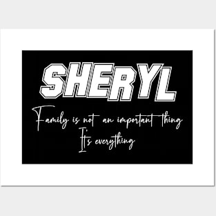 Sheryl Second Name, Sheryl Family Name, Sheryl Middle Name Posters and Art